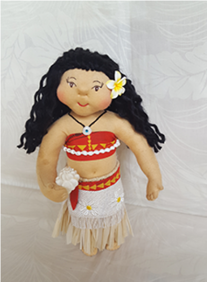 Moana Inspired Princess Art Doll - Art Doll (600x547), Png Download
