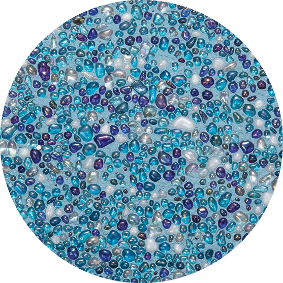 Yacht Club Blue Iridescent - Iridescence (557x557), Png Download