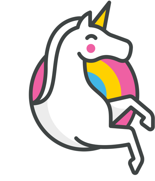 The Little Unicorn Broadmeadow - Logo Unicorn Design Png (500x588), Png Download