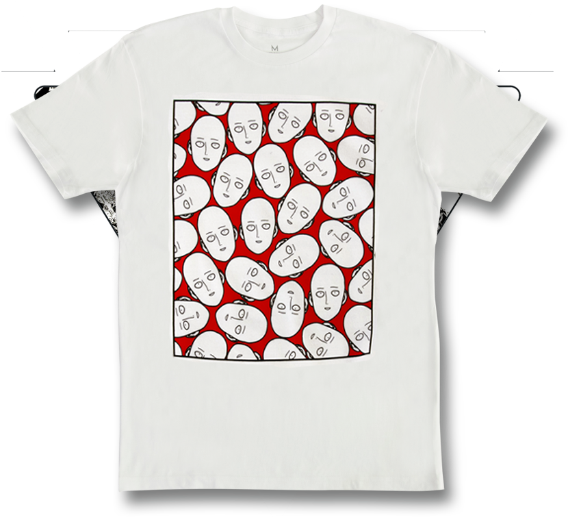 Saitama Tee - Circle (890x890), Png Download