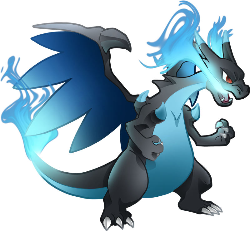 Pokemon 10005 Shiny Mega Charizard Pokedex - Charizard Shiny (800x740), Png Download
