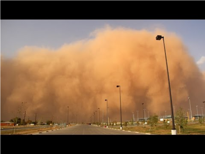 Haboob Or Dust Storm National Weather Service Angers - Smoke (896x504), Png Download