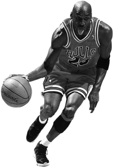 Transparent Michael Jordan - Transparent Michael Jordan Png (500x600), Png Download
