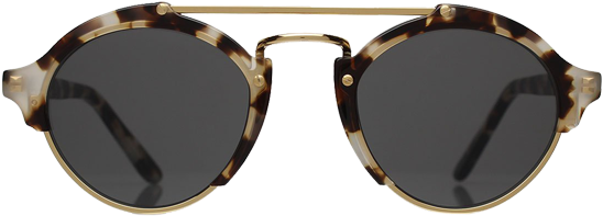 Illesteva - Illesteva Milan Sunglasses | White Tortoise (567x567), Png Download