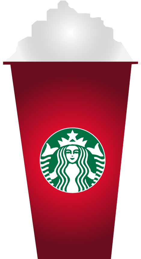 Graphic By Vishwa Shah - Starbucks Skinny Latte (485x900), Png Download