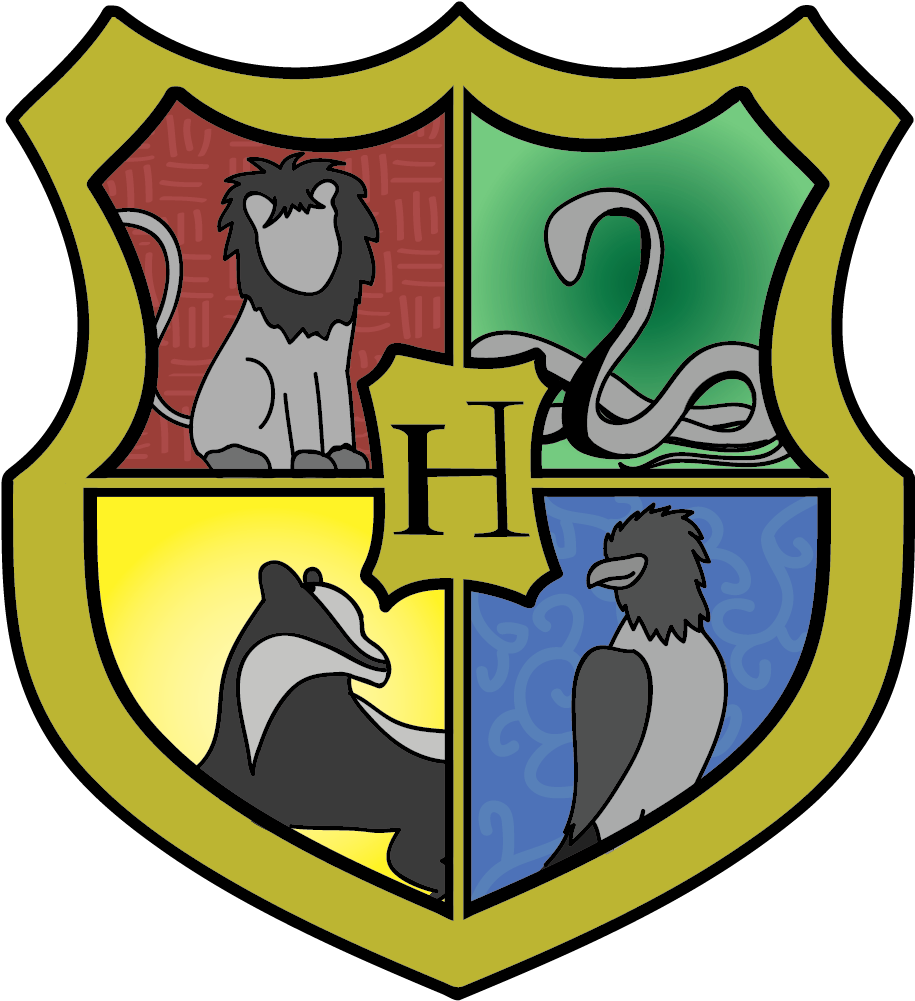 You Are My Sunshine Transparent Hogwarts House Crests - Hogwarts Crest Png Cartoon (1008x1021), Png Download