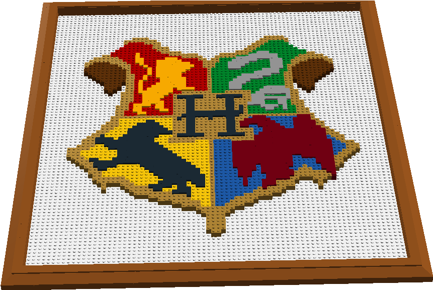 Hogwarts Crest - Cross-stitch (1126x576), Png Download