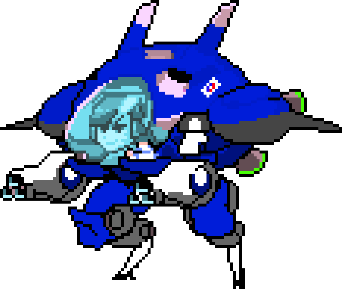 Va Pixel Art Spray - Cartoon (1410x1040), Png Download