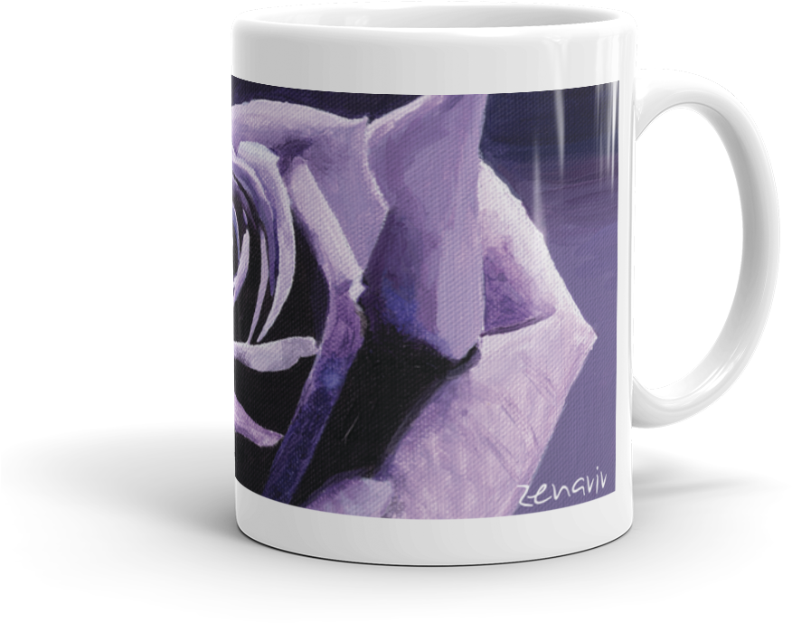 Purple Rose (1000x1000), Png Download