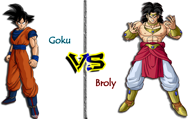 It's Goku Vs Broly - Broly Before And After (815x460), Png Download