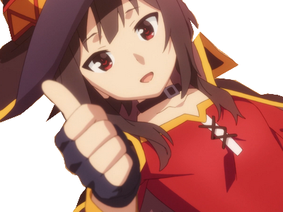 Lien Direct, 2018/07/7/1518985037 Megumin Ok - Konosuba (400x300), Png Download