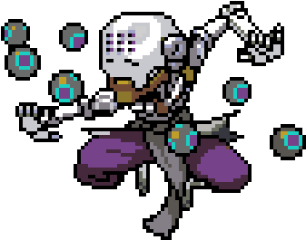 Zenyatta Ascendant - Overwatch Pixel Spray Grid (500x500), Png Download