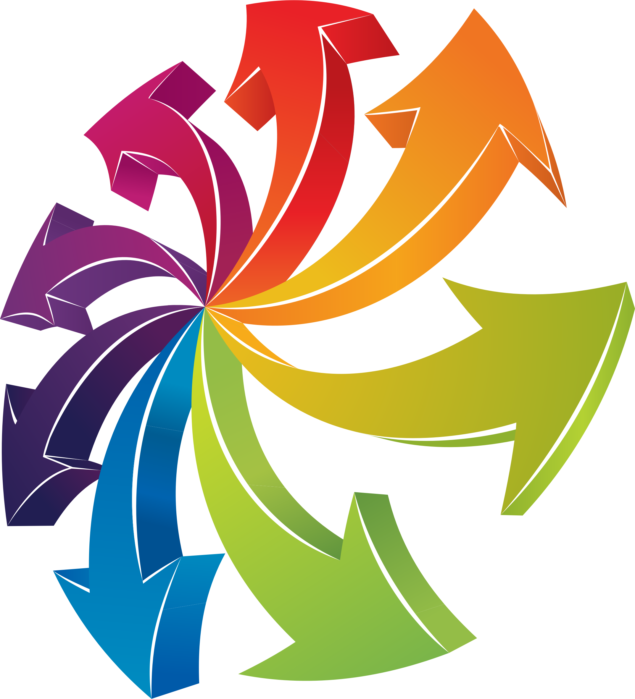 Clipart Arrow Png Download - Vector Graphic Corel Draw (2146x2364), Png Download