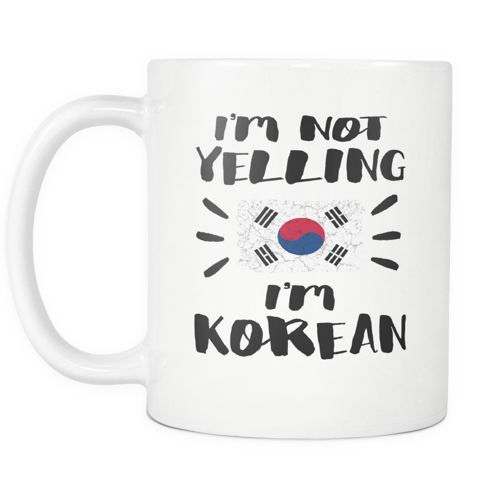 I'm Not Yelling I'm Korean Flag (1024x1024), Png Download