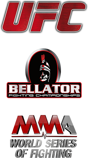 Big Three Logos - Bellator Mma (282x507), Png Download