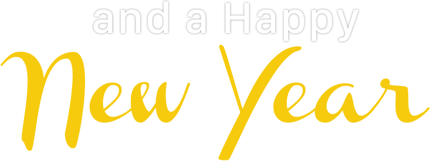 Happy New Year - Calligraphy (840x316), Png Download