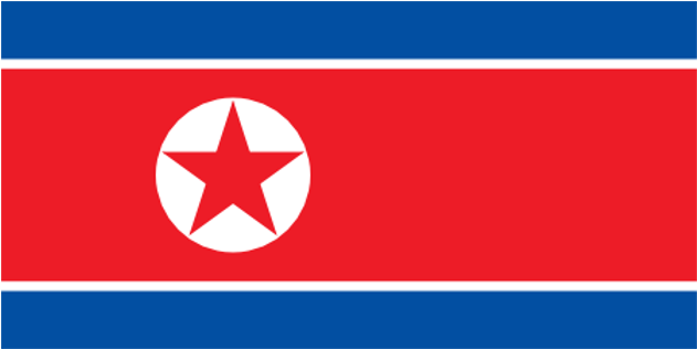 Draw North Korea Flag (1000x1000), Png Download