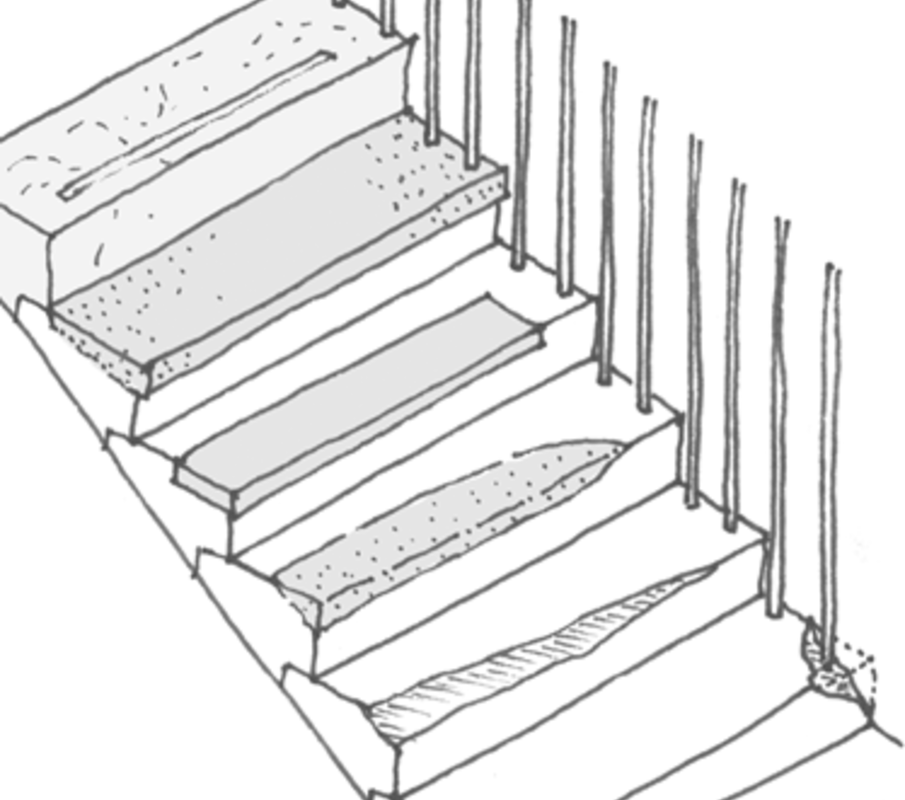 K2 3 - Stairs (905x800), Png Download