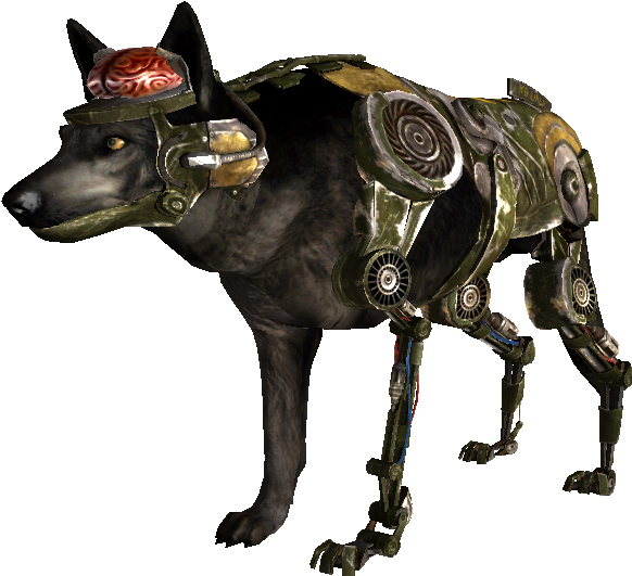 Militarycyberdog - Fallout New Vegas Rex Fan Art (637x571), Png Download