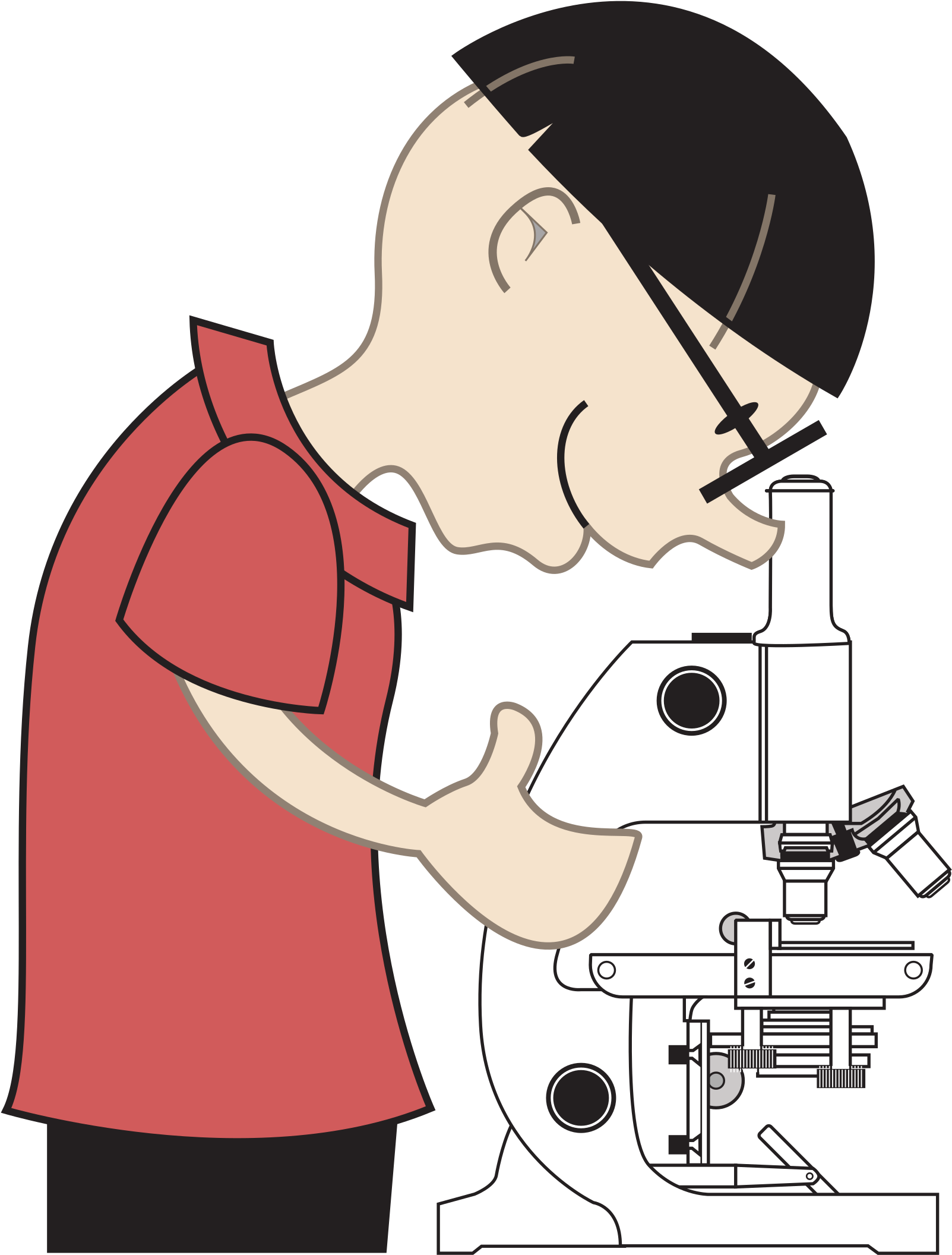 Usa Flag Clipart Png Image - Microscope Clipart (1968x2400), Png Download