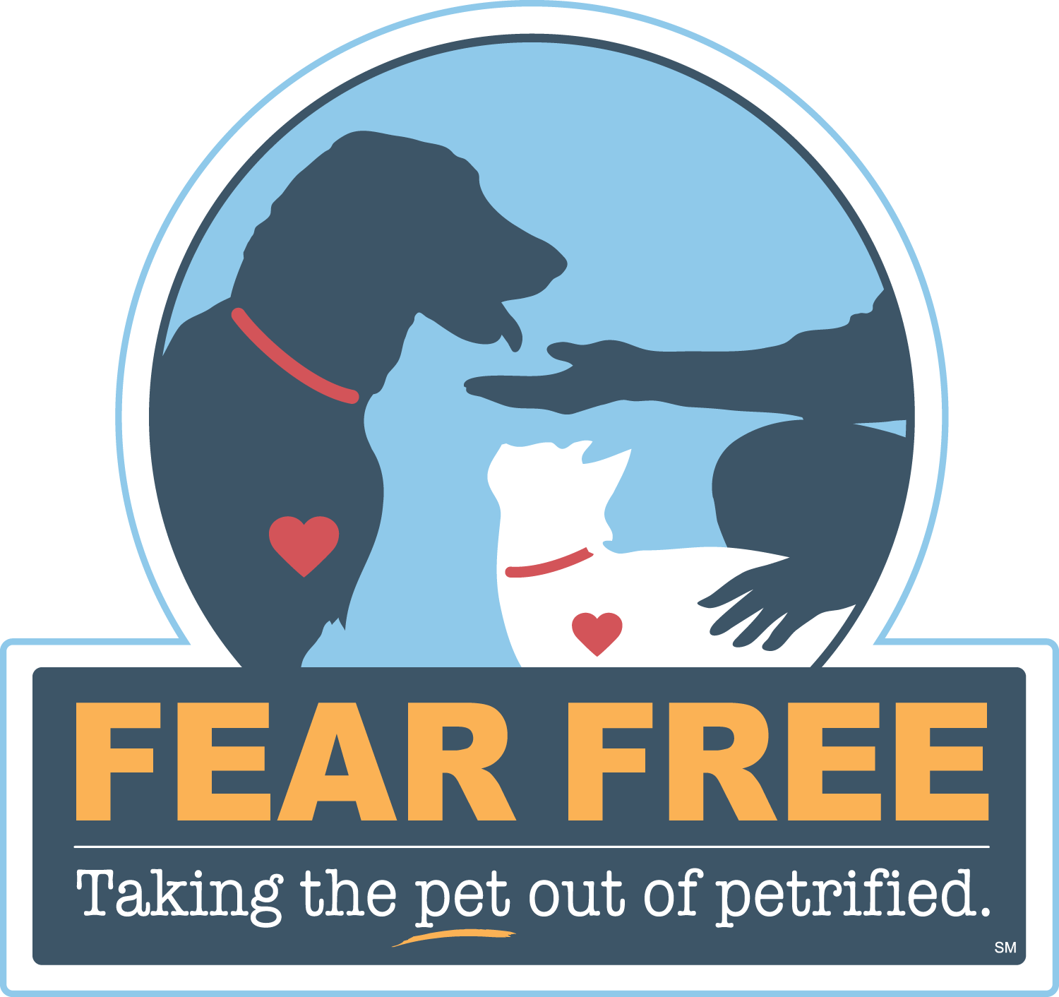 Fear Free Practice - Fear Free Pets Logo (1500x1412), Png Download