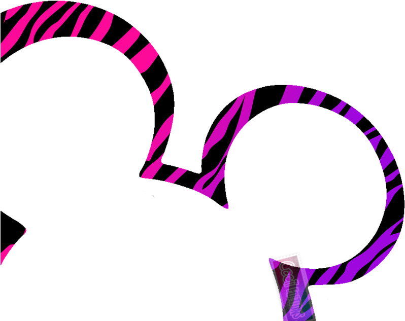 Disney Logo Png Animal Print By Cecii - Disney Logo Png Transparent (900x692), Png Download