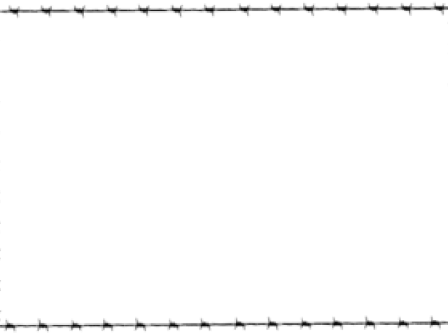 Barb Wire Clipart Box Border - Barbed Wire Border (640x480), Png Download