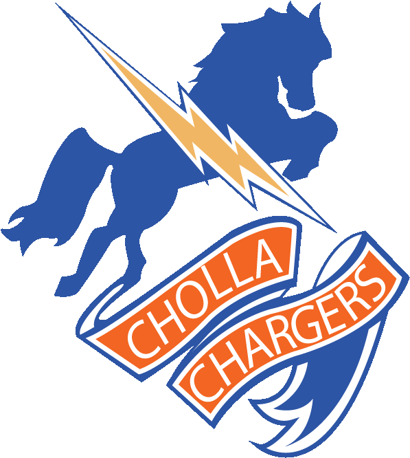 Cholla Charger - Cholla High School Tucson Logo (612x792), Png Download