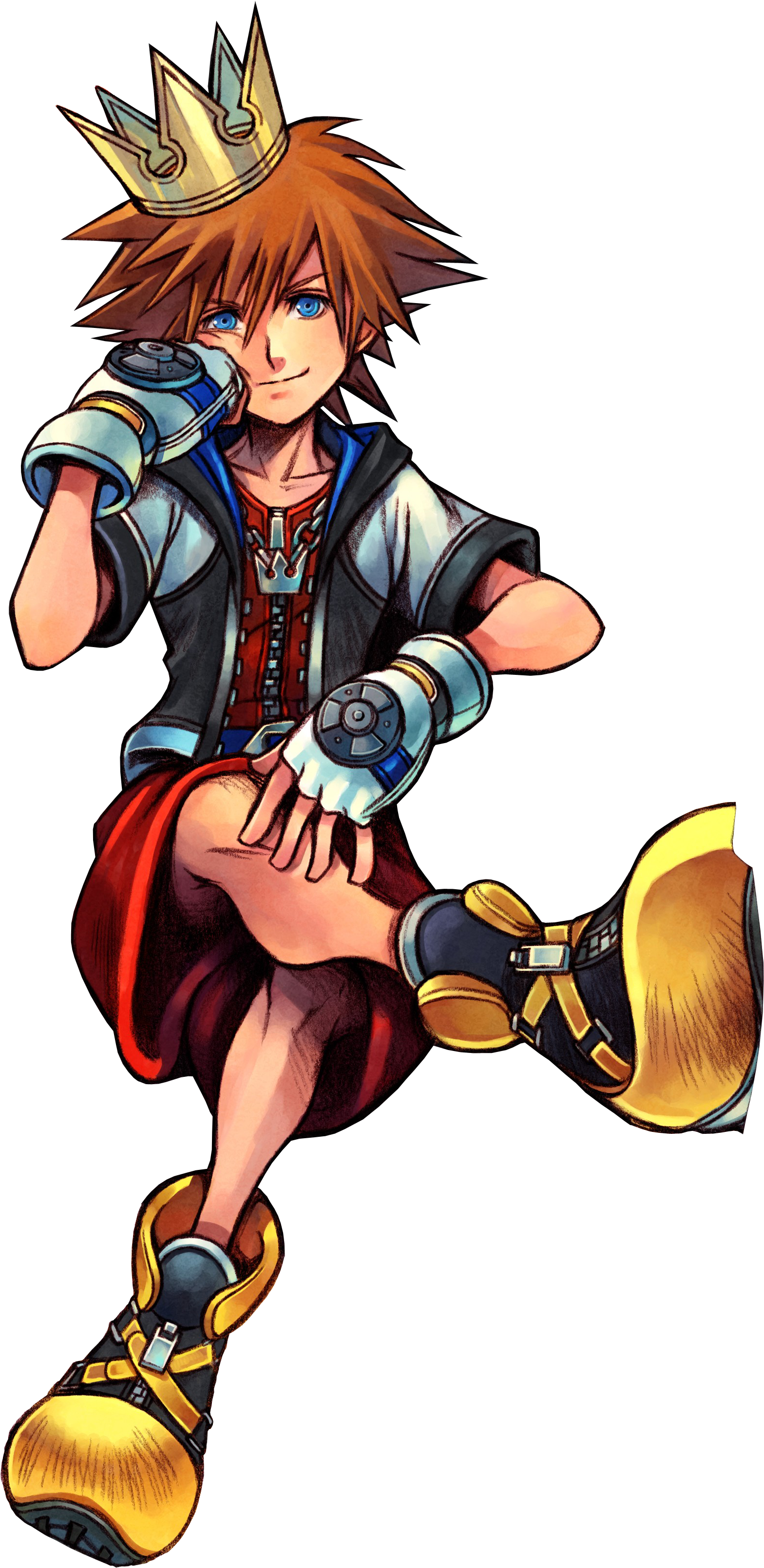Kingdom Hearts Hd, We Heart It, Anime Boys, Geek Stuff, - Kingdom Hearts Sora King (2094x3406), Png Download
