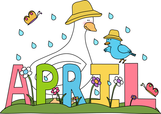 Png Royalty Free Stock April Border Clipart - April Clipart (550x388), Png Download