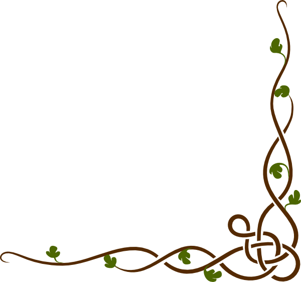 Woodland Border Clipart (600x561), Png Download