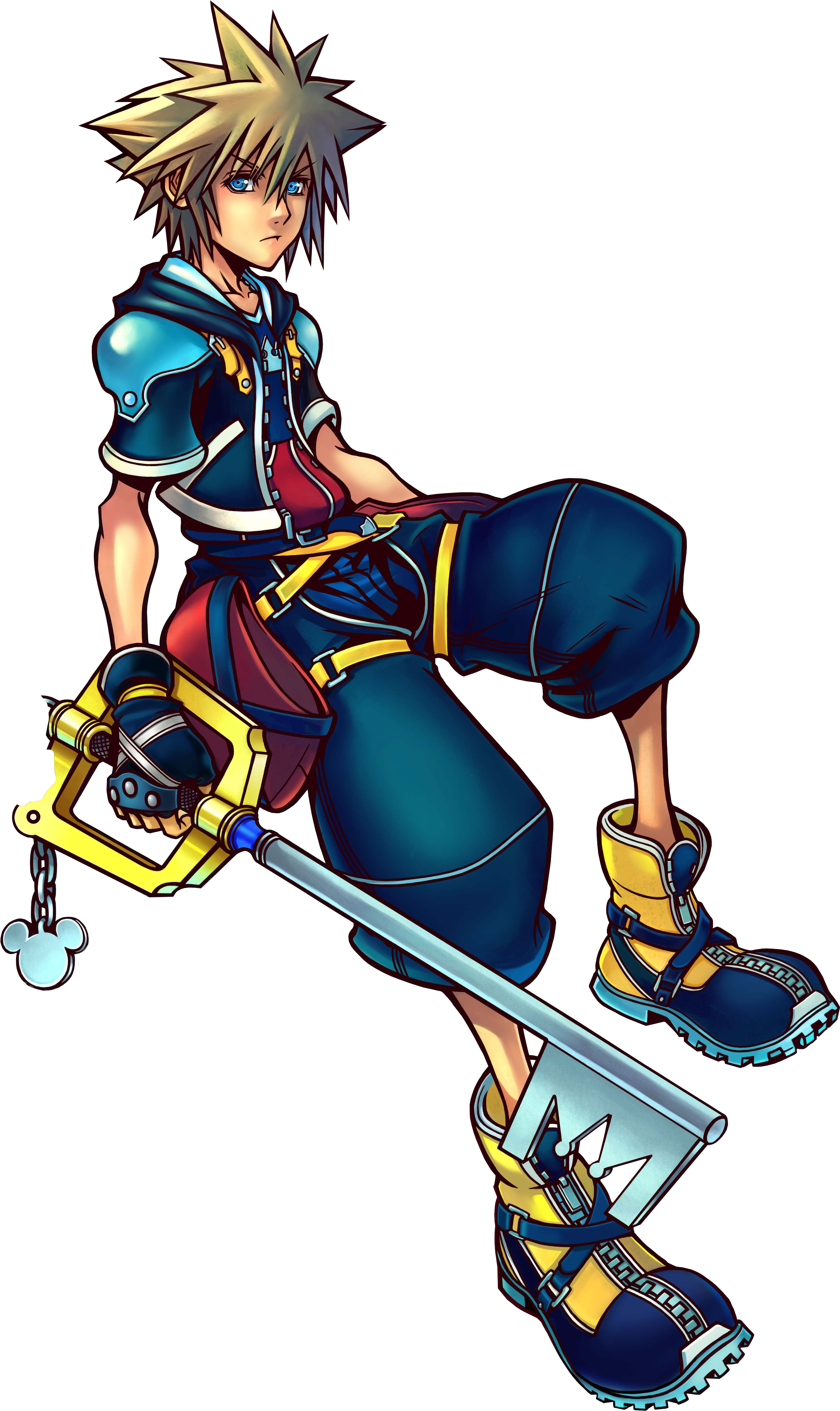 Kingdom Hearts 2's Couple - Kingdom Hearts 2 Art (3207x5397), Png Download