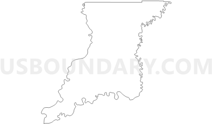 Knox County, Indiana - County Indiana (450x300), Png Download