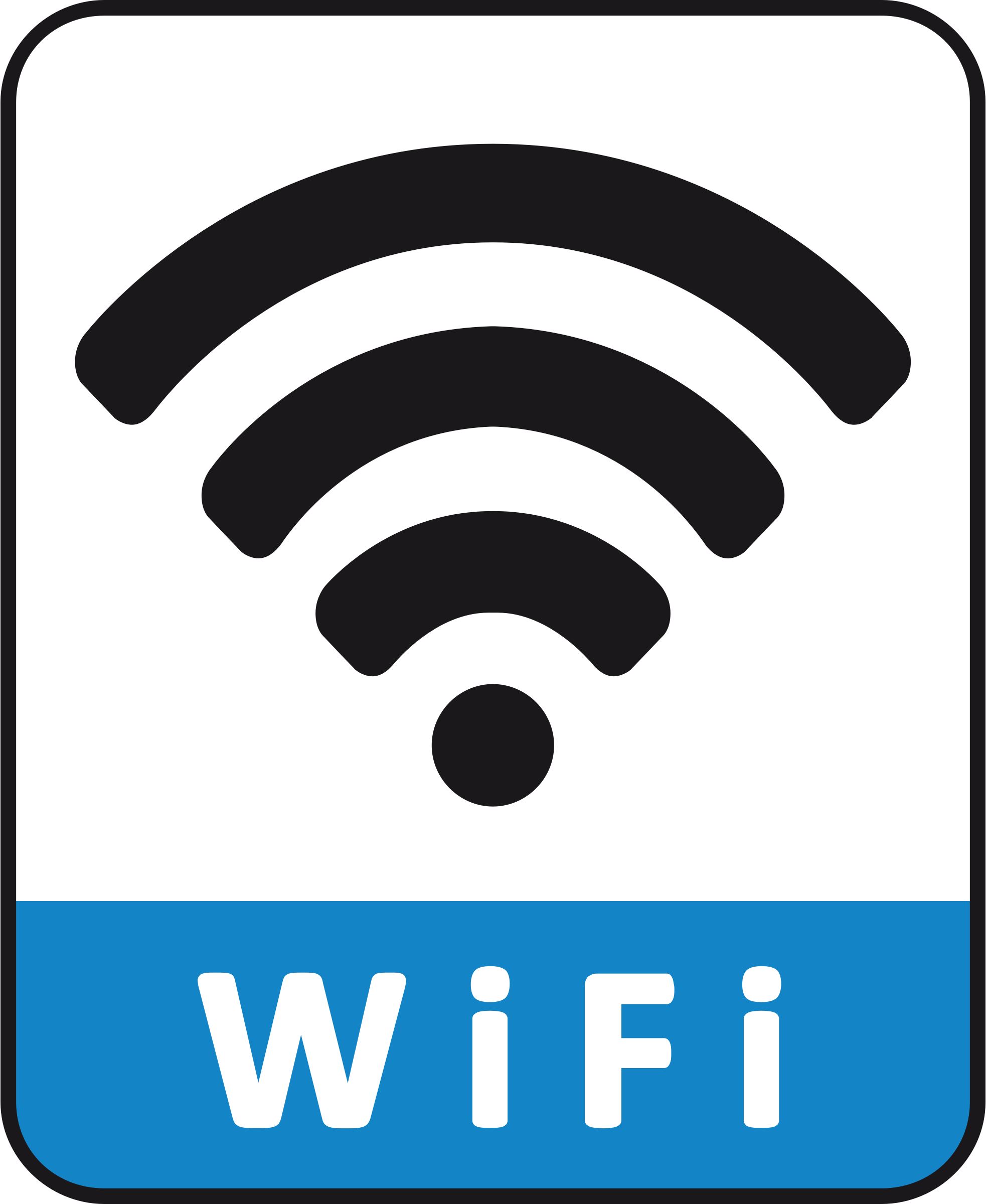 This Free Icons Png Design Of Wifi Connection Pictograph (1966x2400), Png Download