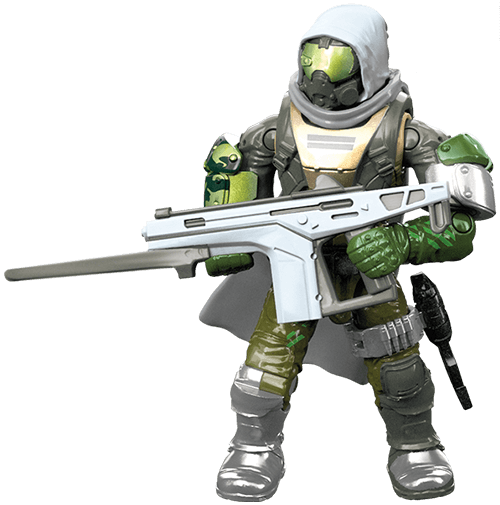 Hunter With Polar Oak Shader - Destiny Mega Construx 2018 (500x505), Png Download
