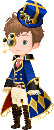 Kingdom Hearts Union X Costumes (271x542), Png Download