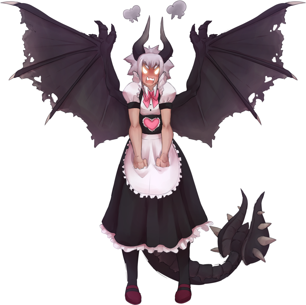 “ Dragon Maid X Monster Hunter Monster Maid Anyone - Monster Hunter Rathian Girl (1280x1270), Png Download