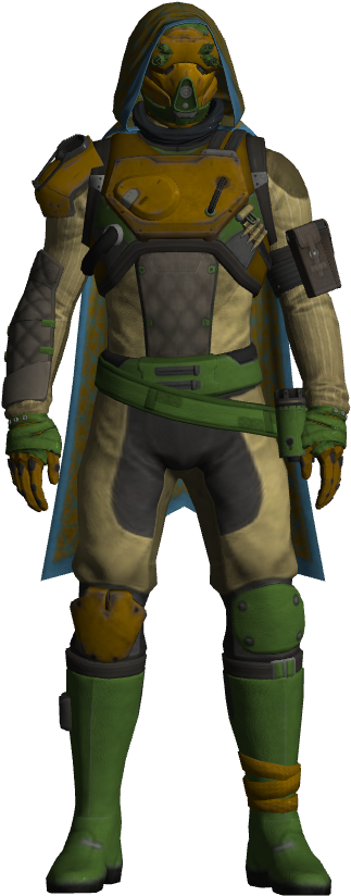 Custom Hunter Generated From The Destiny Companion - Figurine (400x950), Png Download