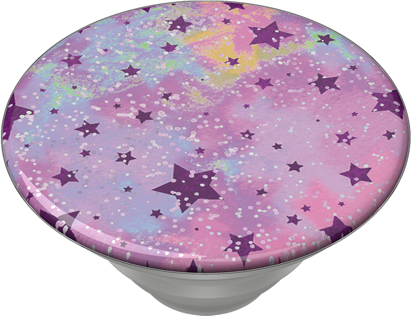 Glitter Starry Dreams Lavender, - Popsockets (989x1000), Png Download