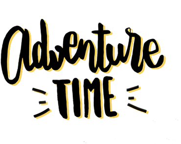Adventure Time Lettering (404x316), Png Download