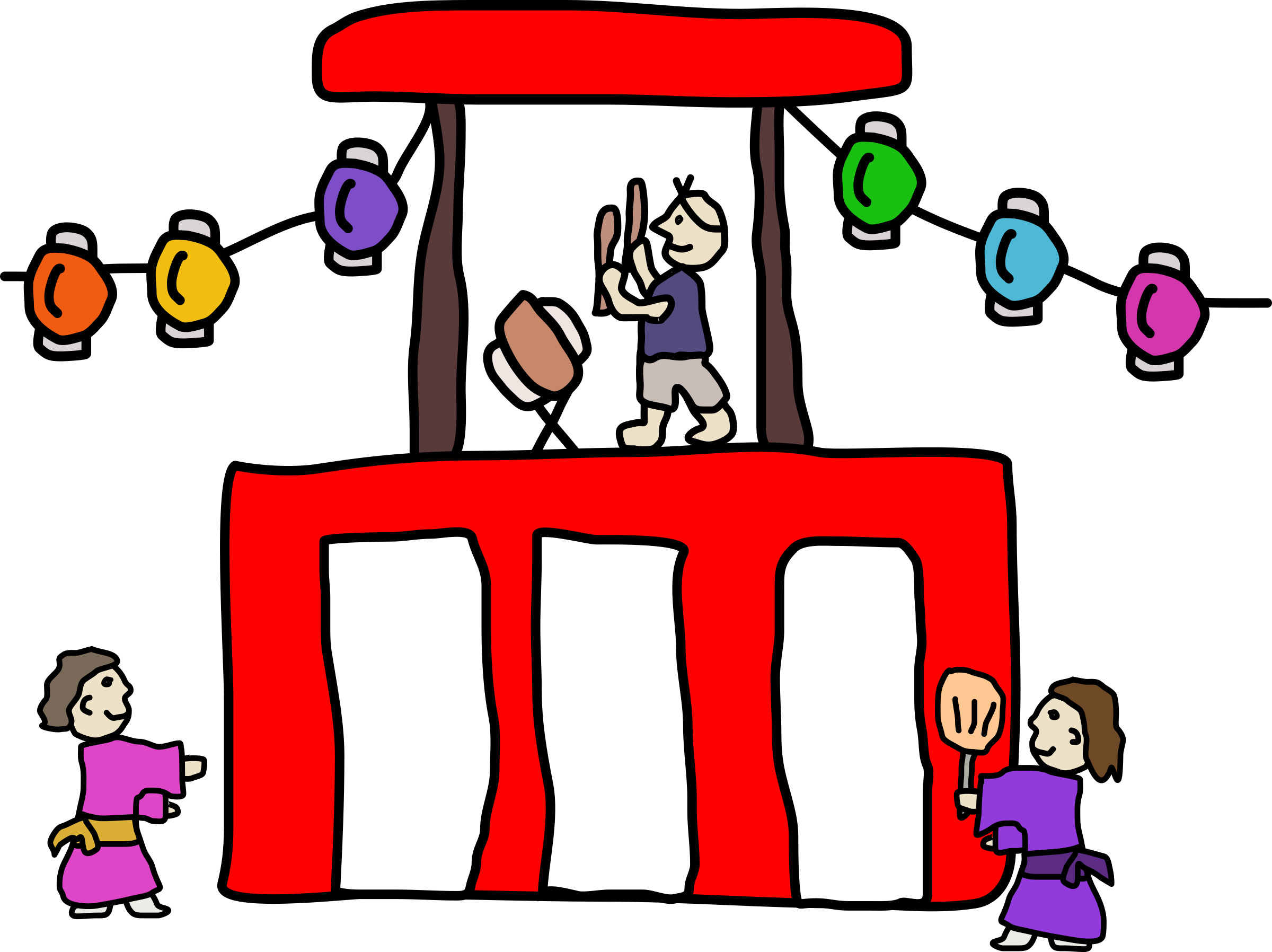 This Free Icons Png Design Of Bonodori (2400x1796), Png Download