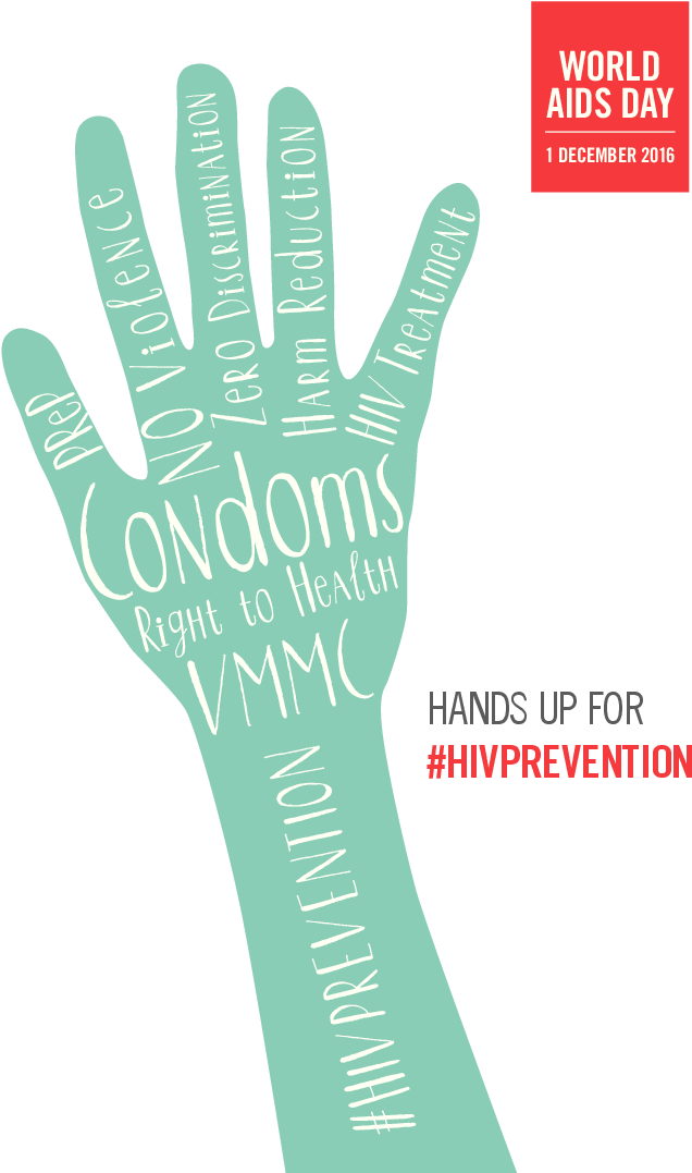 Hands Up For - World Aids Day 2017 Theme (761x1076), Png Download
