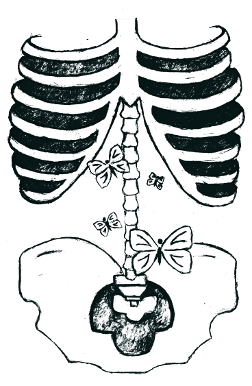 Transparentisthis - Skeleton Tumblr Png (500x619), Png Download
