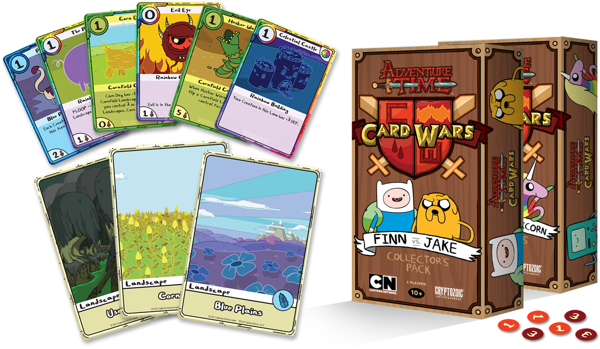 Product Details - Adventure Time Card Wars Finn Vs. Jake: Collector's (1241x746), Png Download