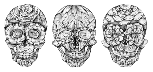 Transparent Skulls - Depression Just Get Over It Quote (500x500), Png Download
