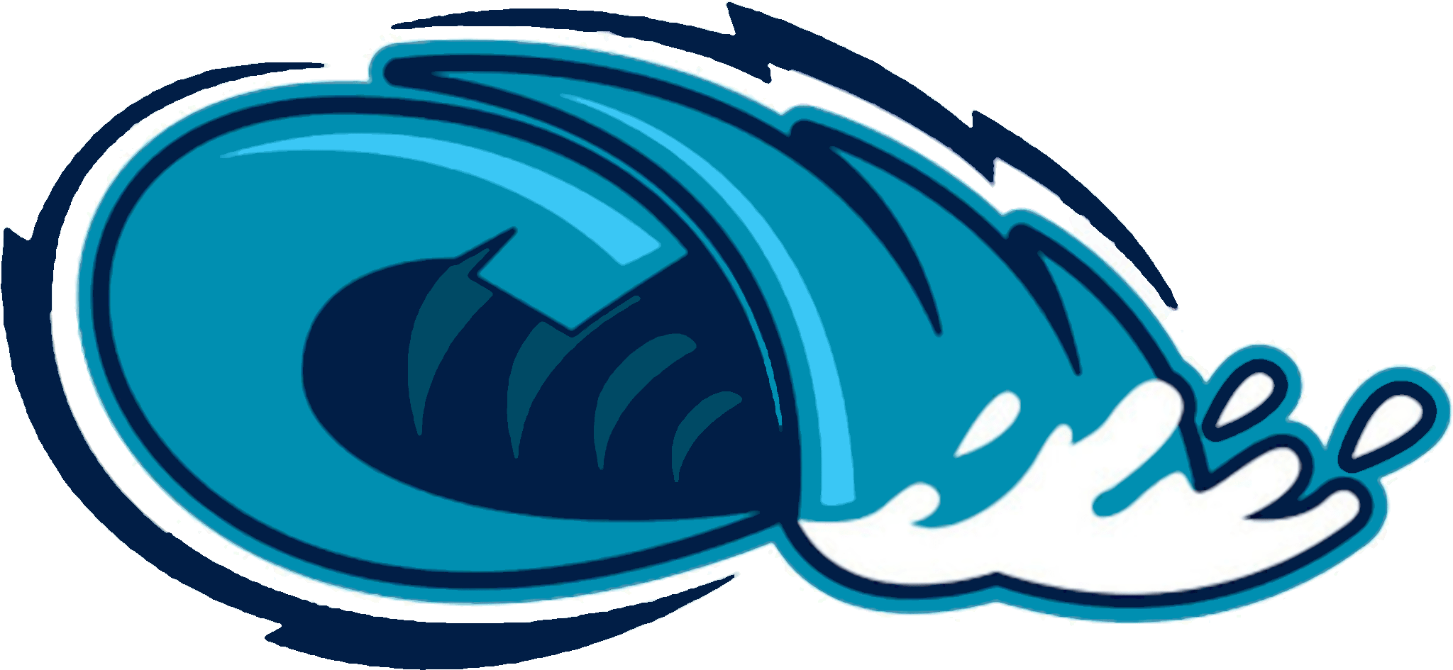 Wave Png Clipart - Tidal Wave Clipart Png (2343x1204), Png Download