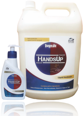 Hands Up Hand Wash - Bottle (601x401), Png Download
