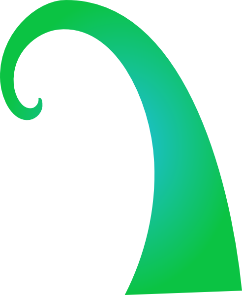 Ondas Verde Agua Png (492x598), Png Download