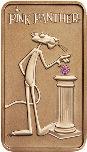 Perth Mint Pink Panther (500x500), Png Download