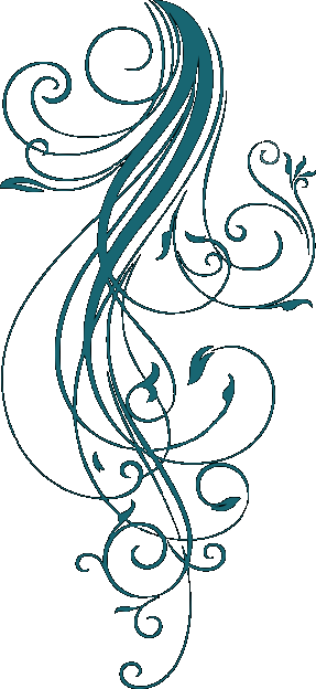 Simple Blue Swirls - Studio Skin 107 (287x624), Png Download